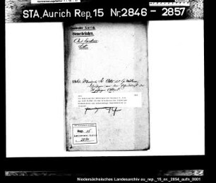 Die Befreiung des Bäckergesellen Maindert K. Aits aus Groß Midlum von dem Erfordernis des 25jährigen Mindestalters zum selbständigen Gewerbebetrieb in Visquard