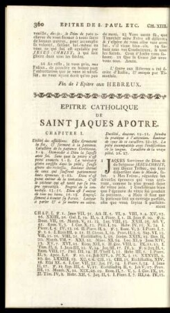 Epitre Catholique De Saint Jaques Apotre