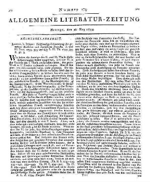 [Liekefett, S. G.]: Vollständige Erläuterung des gemeinen deutschen und Sächsischen Processes. T. 2-4. Leipzig: Böhme. 1793-94