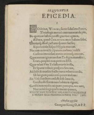 Sequuntur Epicedia.
