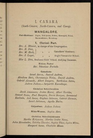 15-44, I. Canara (South-Canara, North-Canara, and Coorg)