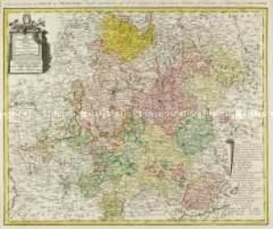 Der Fraenkische Kreis / Charte geographique du Cercle de Franconie