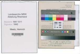 Entnazifizierung Heinrich Meetz , geb. 10.08.1889 ()