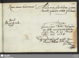 Bl. 157r: Hans Ernst aus dem Winckel. Paris 1658.