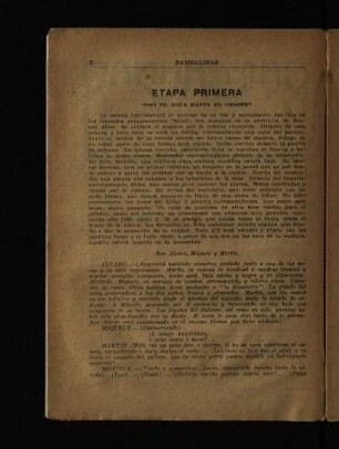 Etapa primera