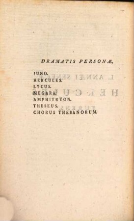 L. Annæi Senecæ Tragoediæ : Ad Optimas Editiones Collatæ Præmittitur Notitiae Literaria Studiis Societatis Bipontinæ