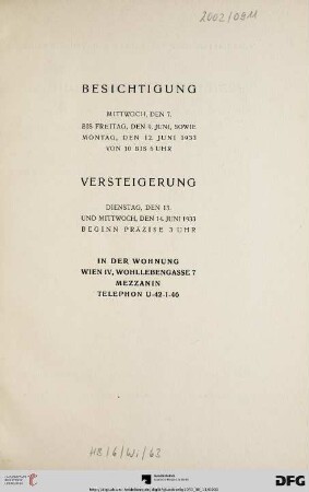 Versteigerung