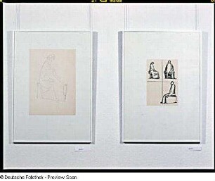 Käthe Kollwitz : Käthe Kollwitz. Filzstift, 1957. Gustav Seitz. Pulsnitz: Bildwerke und Zeichnungen, 22.09. - 11.11.2001