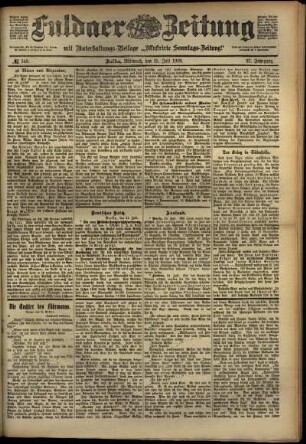 Ausgabe vom Mittwoch, den 25. Juli 1900.