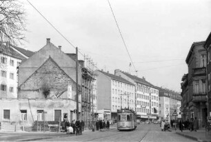 Rheinstraße in Mühlburg.