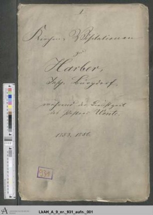 Harber: Visitationsakten