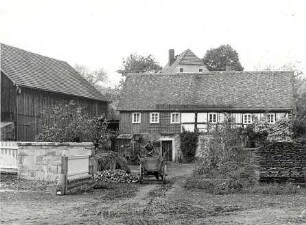Gutsanlage in Nedaschütz : Bauwesen - Wirtschaftsgebäude und Gehöfte. Ort: Njezdašecy / Nedaschütz. Gut in der Dorfmitte. Haus Nr. 4.