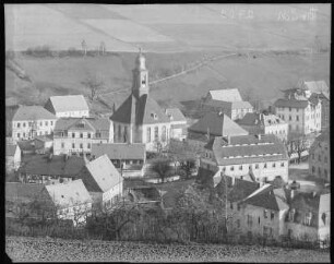 Schmiedeberg. Kirche und Stadt