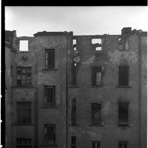 Negativ: Ruine, Cranachstraße 56, 1950