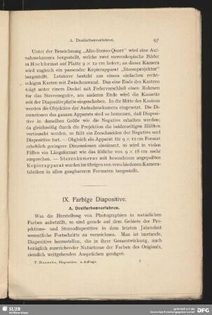 IX. Farbige Diapositive