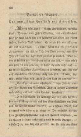Siebentes Kapitel. Von anmuthiger Botschaft und Kriegslärm