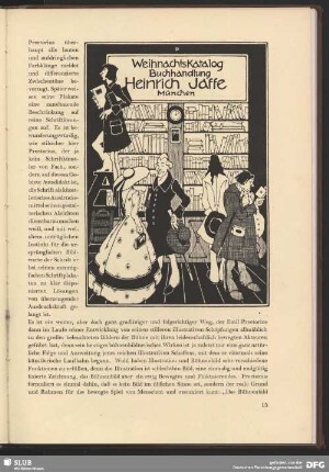 Weihnachtskatalog, Buchhandlung Heinrich Jaffe, München