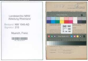 Entnazifizierung Franz Muench , geb. 17.03.1891 (Beamter)