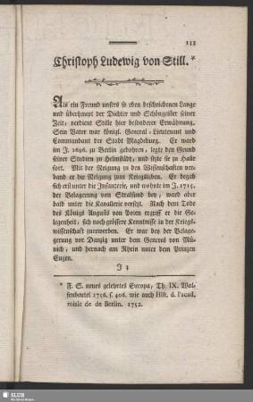Christoph Ludewig von Still