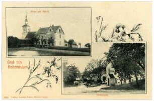 Hohenwußen. Kirche und Schule, Dorfstraße
