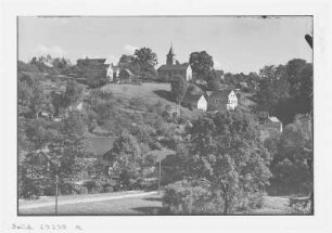 Rothschönberg. Blick nach der Kirche