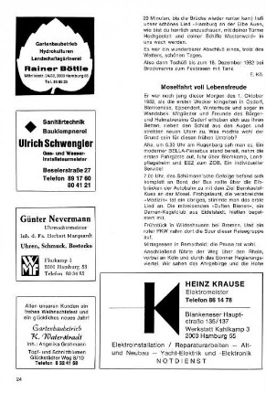 Moselfahrt voll Lebensfreude