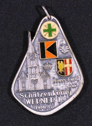 Orden Schützenkönig Neuss-Furth 1984/85 Werner Hackländer