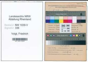 Entnazifizierung Friedrich Voigt , geb. 03.08.1915 (Lehrer)
