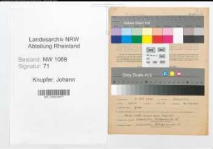 Entnazifizierung Johann Knupfer , geb. 05.10.1919 (Friseur)