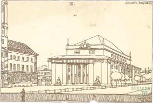 Fischer, Theodor; Bayreuth (Bayern); Rathaus (Umbau Infanteriekaserne) und Saalbau - Perspektive