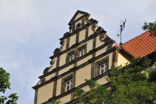Quedlinburg - Dachgiebel am Schloss