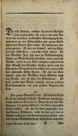 Erneuerte Erwägung der Lehre von der göttlichen Dreyeinigkeit, 2,1