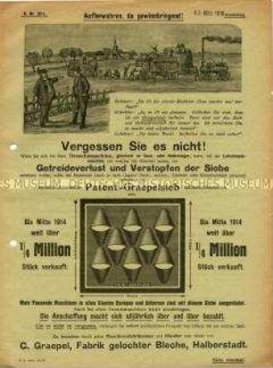 Siebe für Dreschmaschinen