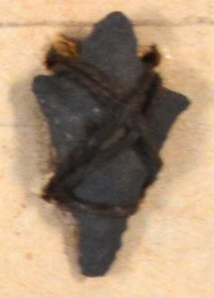 Stone arrowhead