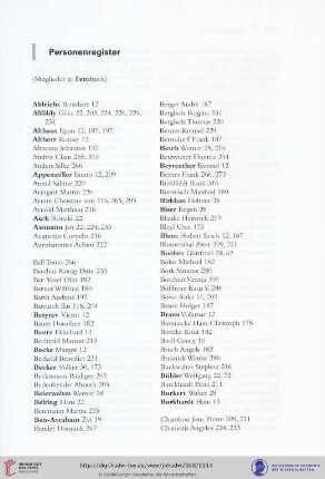 Personenregister