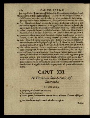 Caput XXI. - Caput XXII.