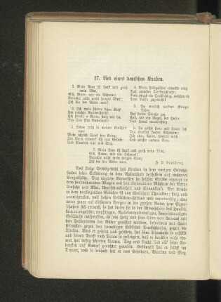 17. Lied eines deutschen Knaben.