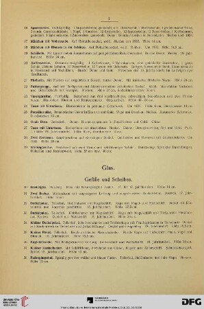 Glas (Nr. 30-52)