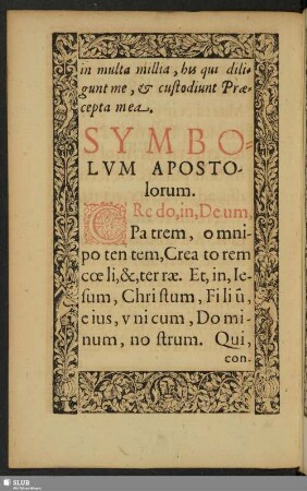 Symbolum Apostolorum