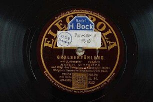Gralserzählung : aus "Lohengrin" / (Wagner)