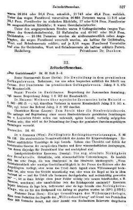 527-528, III. Zeitschriftenschau