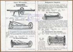 Saatmaschinen der Firma Wermke