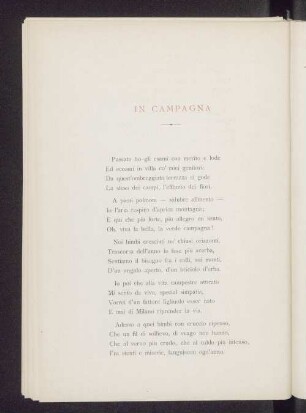 In campagna