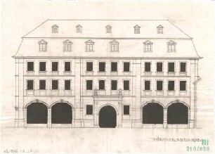 Fischer, Theodor; Bamberg; Warenhaus Tietz, Erweiterung - Ansicht