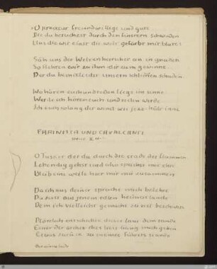 Farinata und Cavalcanti (Farinata und Cavalcante, Hölle X, 22 - 51) : [SW X/XI: H34]; [SW X/XI, S. 24-25/168-169]