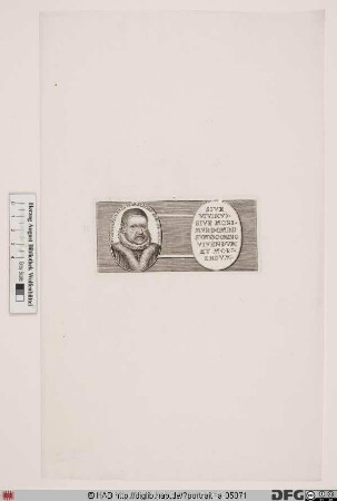 Bildnis Hugo Donellus (eig. Hugues Doneau)