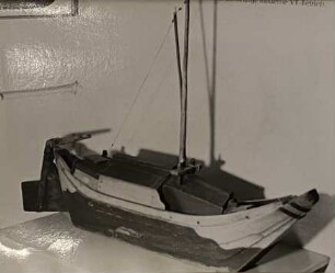 Modell Kaffenkahn um 1880