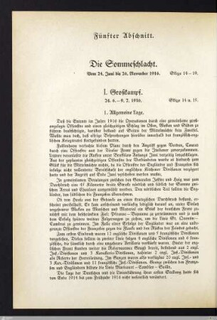 I. Großkampf