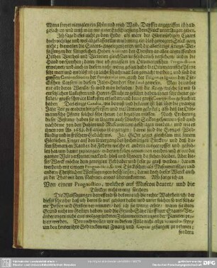 Von einem Prognostico, welches auf Muscou deutet, und die Türcken nicht wenig förchten