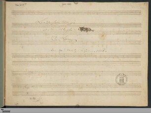 cc: Liedersammlung oder Manuskripte und Skizzen [13 Lieder] - Cod.mus.II.fol.53,cc